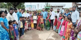 వీరాపూర్ గ్రామ ప్రభుత్వ పాఠశాలలో ఘనంగా పోచమ్మ బోనాల వేడుకలు