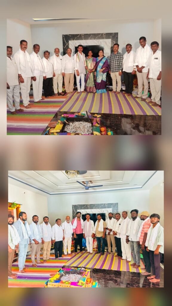 దర్గా రామచంద్రయ్య నూతన గృహప్రవేశానికి హాజరైన బీఆర్‌ఎస్‌ నాయకులు