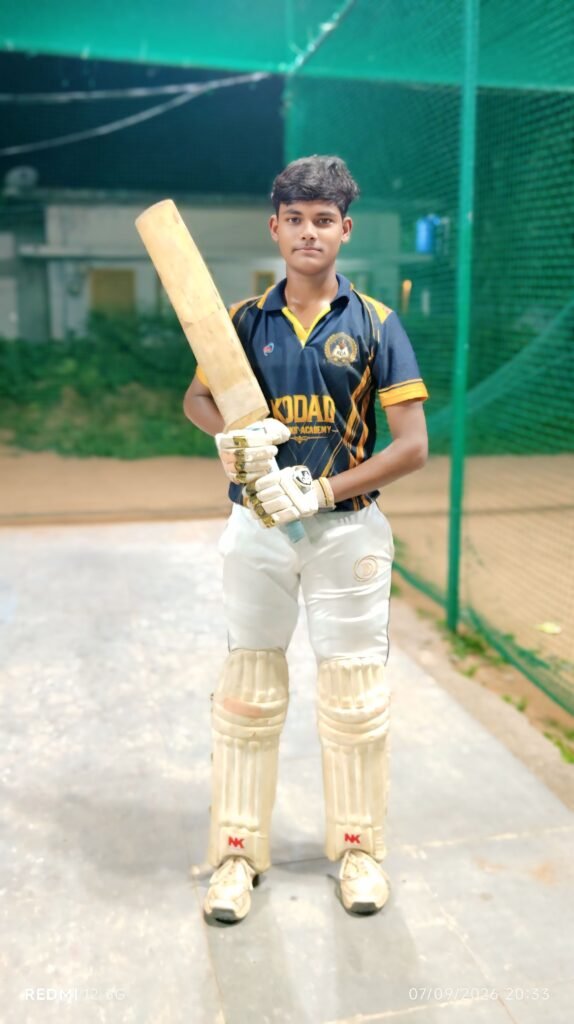 రాష్ట్రస్థాయి క్రికెట్‌కు కోదాడ క్రికెట్ అకాడమీ  క్రీడాకారులు