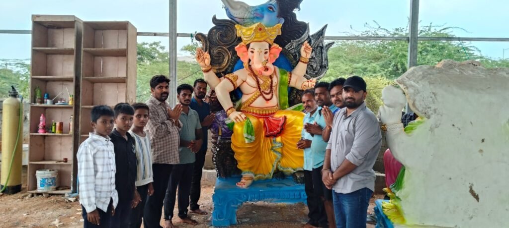 జానకి నగర్‌లో ఘనంగా వినాయక విగ్రహ పూజా కార్యక్రమం