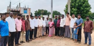 సీతారాంపూర్ గ్రామంలో రెండు హైమాక్స్ లైట్ల ఏర్పాటు