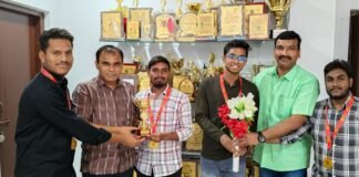 నాగార్జున ప్రభుత్వ కళాశాల విద్యార్థుల సత్తా మరియు సౌత్ జోన్ పోటీలకు ఎంపిక