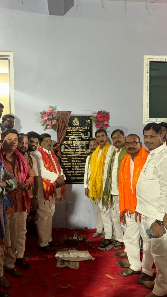 *పదవి లేకున్నా.. ప్రజా సేవలో నందారం మార్క్‌!