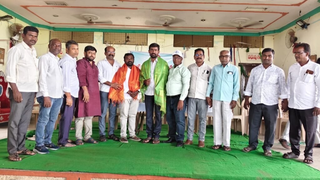 టి యు డబ్ల్యూ జే చండూరు మండల కమిటీ ఏకగ్రీవ ఎన్నిక