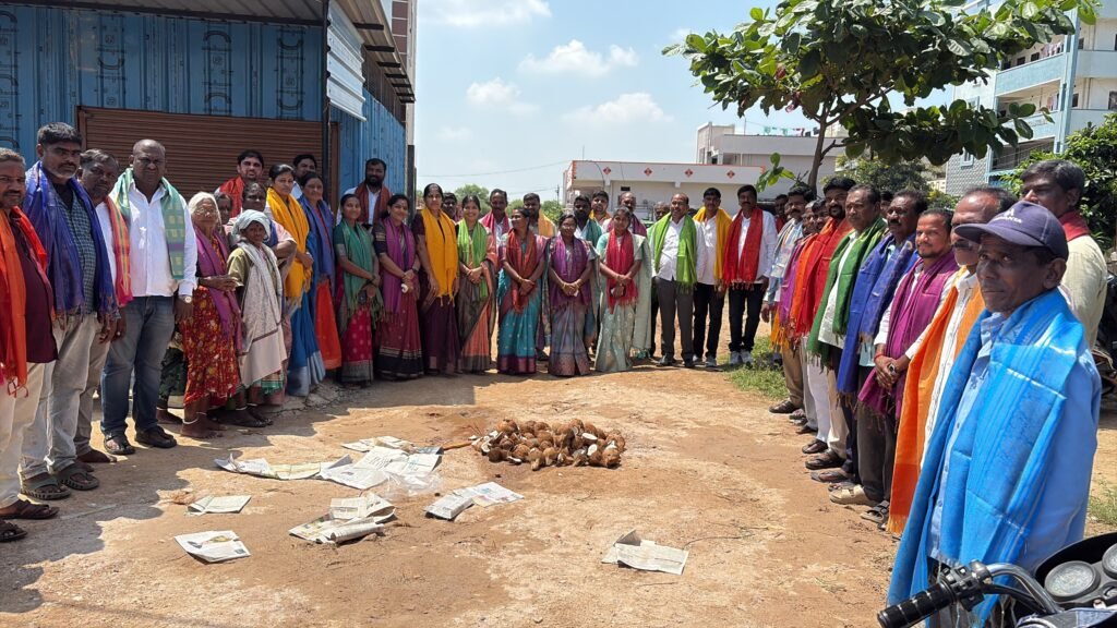 ఎల్లంపేట్‌ మున్సిపాలిటీలో రూ.59 లక్షల అభివృద్ధి పనులకు శంకుస్థాపన