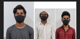బోర్వెల్ మోటార్ వైర్ల చోరీకి యత్నం.. నలుగురు పట్టివేత