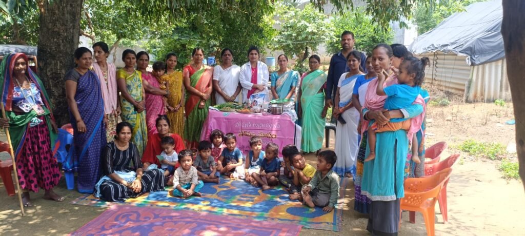 హనుమ తండా అంగన్వాడి కేంద్రంలో పోషణ మాసం