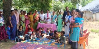 హనుమ తండా అంగన్వాడి కేంద్రంలో పోషణ మాసం