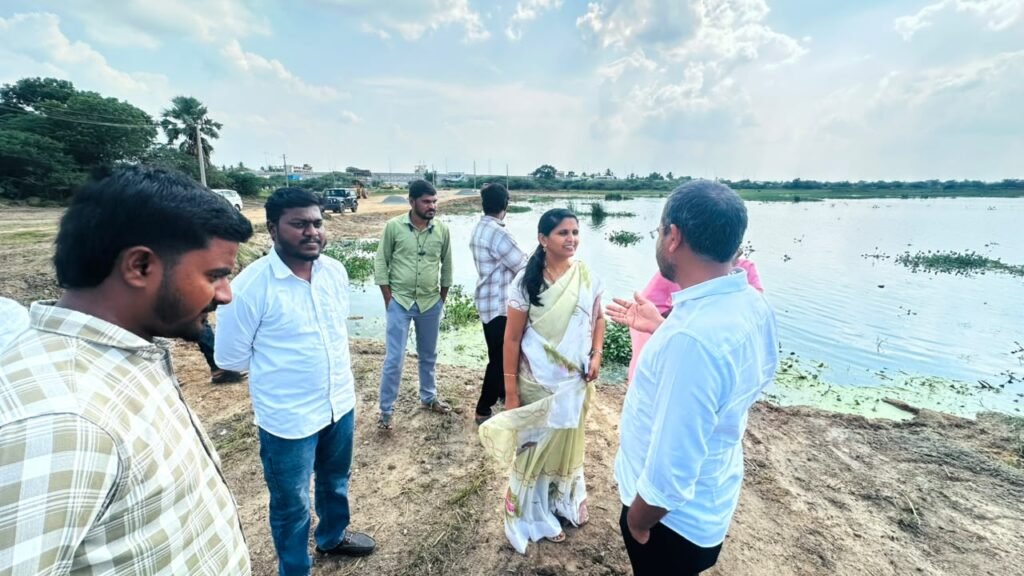 నెల్లుట్ల చెరువు వద్ద నిమజ్జనానికి పకడ్బందీ ఏర్పాట్లు