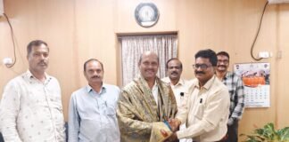 కార్పొరేట్ ఎస్టేట్ జీఎం గోపాలరాజు కు ఘన స్వాగతం