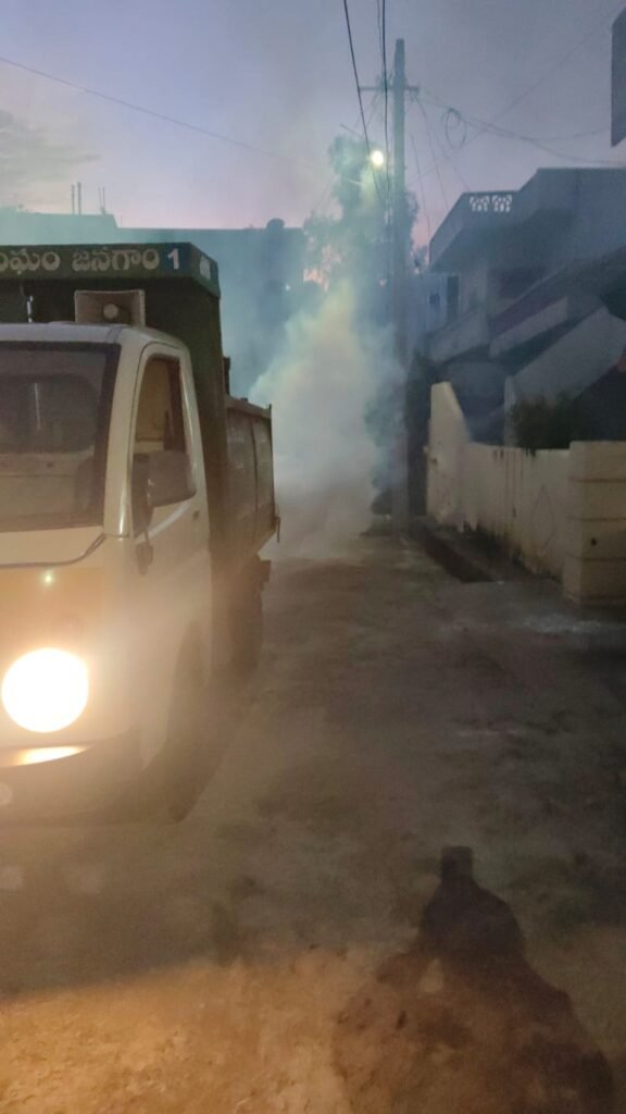 జనగామ పట్టణంలో దోమల నివారణకు ప్రత్యేక పారిశుద్ధ్య కార్యక్రమాలు
