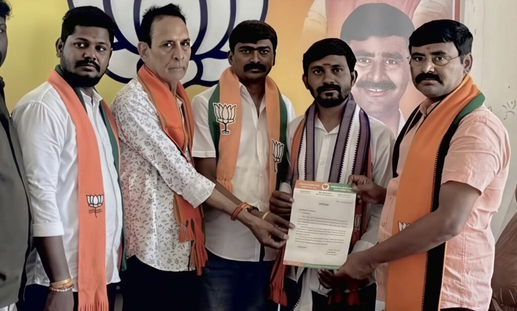 లేబర్భ సెల్ జిల్లా ఆధ్యక్షుడిగా బద్రి సేన గౌడ్‌