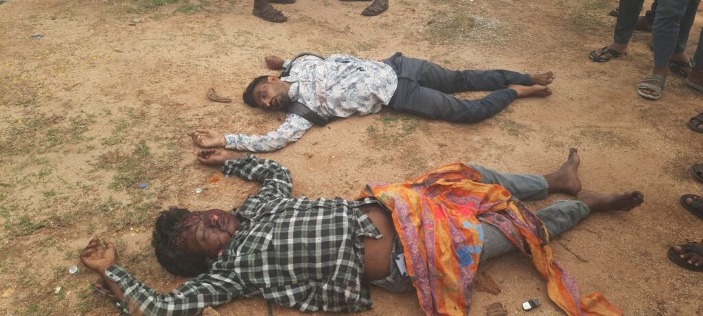 చిట్రెడ్డిపల్లి వద్ద ఘోర రోడ్డు ప్రమాదం.. ఇద్దరు దుర్మరణం
