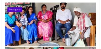 గూడెం గ్రామంలో 100 మందికి అన్నప్రసాద వితరణ