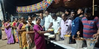 పందిళ్ళపల్లి శ్రీ గణేష్ ఉత్సవ కమిటీ ఆధ్వర్యంలో మహా అన్నదానం