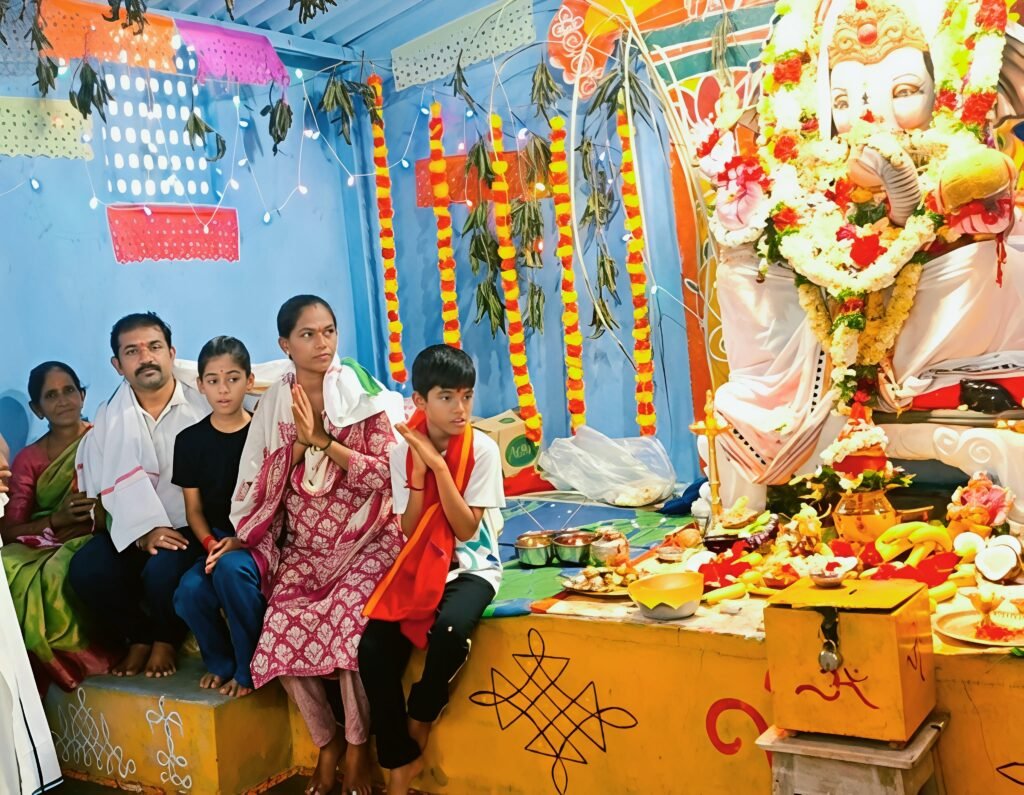 సిఐఎస్ఎఫ్ కాలనీలో భక్తిశ్రద్ధలతో గణనాథుని పూజలు