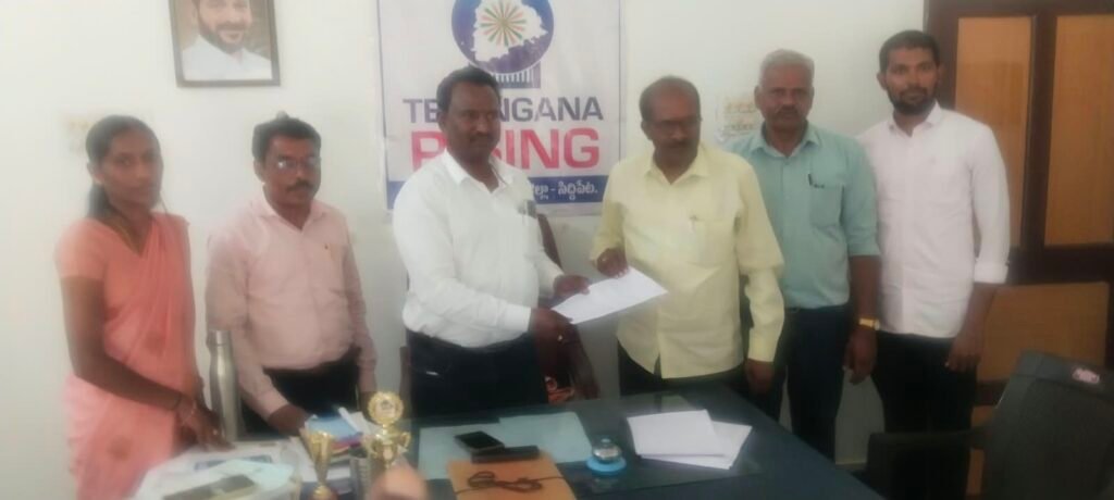 మద్దూరు నూతన ఎంపిడిఓగా సి హెచ్. శ్రీనివాస్ బాధ్యతలు