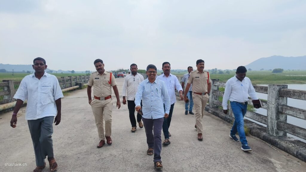 వినాయక నిమజ్జన ఏర్పాట్లను పరిశీలించిన మండల స్థాయి అధికారులు