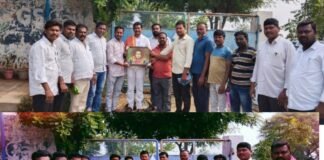 బెజ్జంకి మండల ప్యాక్స్ చైర్మన్ ఒగ్గు దామోదర్ను కలిసిన బెజ్జంకి మండల ఏకలవ్య యూత్ సంఘం నాయకులు