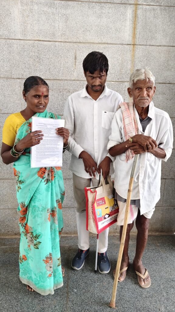 దృష్టి వైకల్యం కలిగిన దివ్యాంగ మహిళకు ఇందిరమ్మ ఇల్లు మంజూరు*