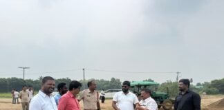 నాయిని చెరువు వద్ద గణేష్ నిమజ్జన ఏర్పాట్లను