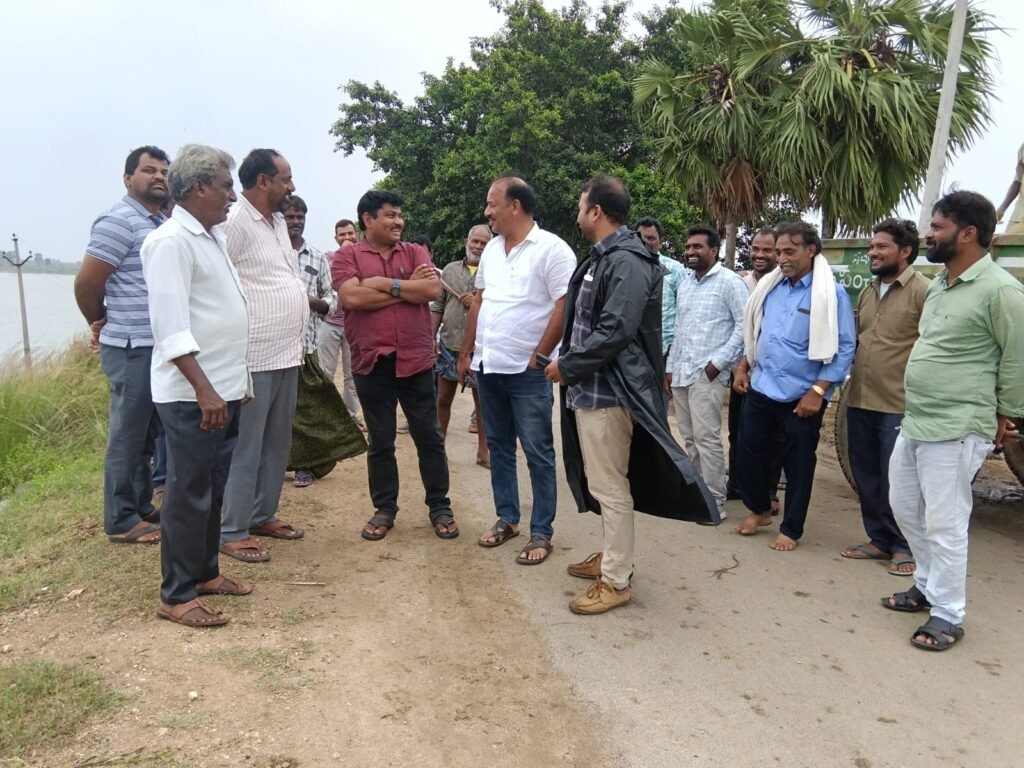 గణేష్ నిమజ్జన ఏర్పాట్లను పరిశీలించిన భీమిరెడ్డి శ్రీనివాస్ రెడ్డి