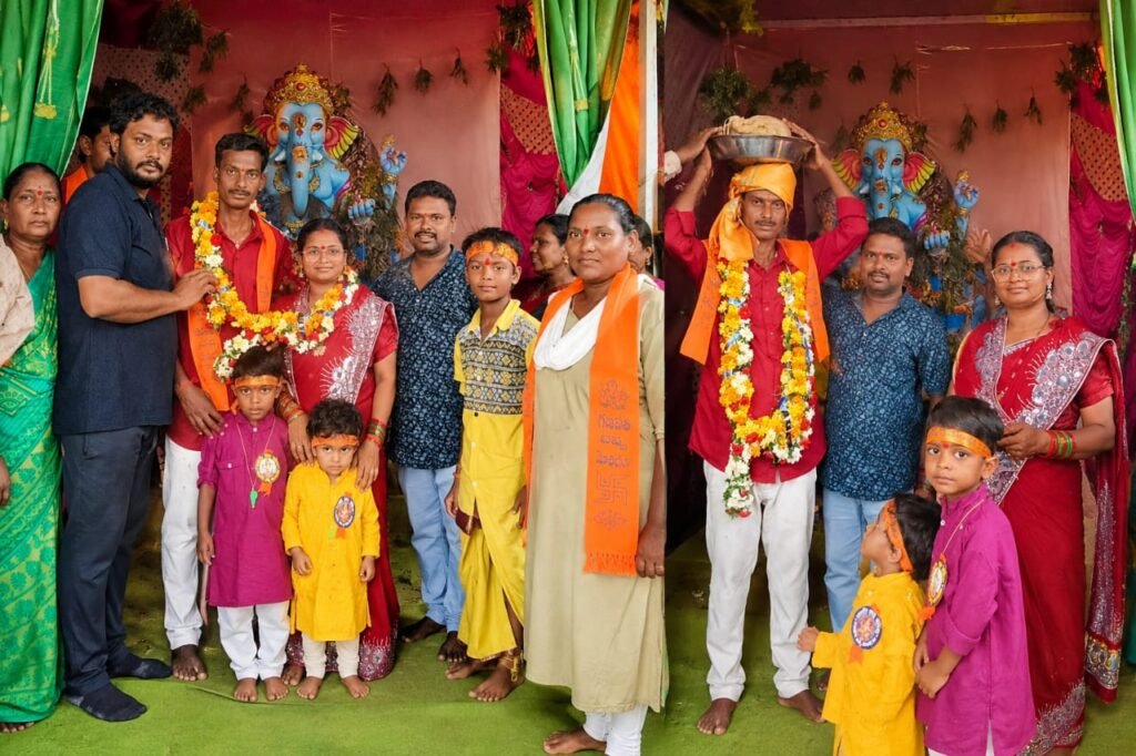 వినాయక మండలి ఆధ్వర్యంలో అన్నదానం