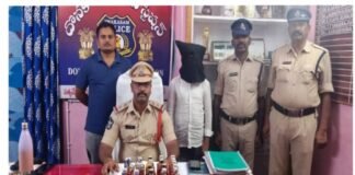 కొచ్చర్లకోటలో అక్రమ మద్యం పట్టివేత