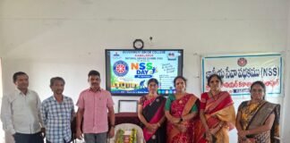 ఎన్ ఎస్ ఎస్ దినోత్సవం మరియు చాకలి ఐలమ్మ జయంతి వేడుకలు
