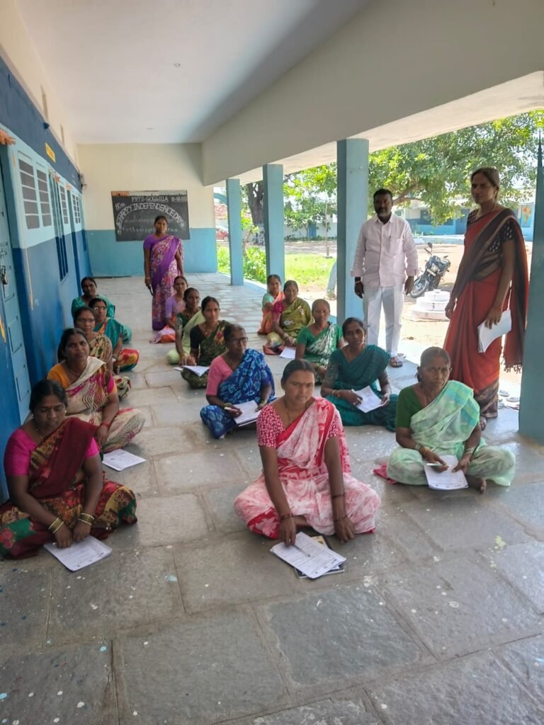 గుగ్గిళ్లలో ‘ఉల్లాస్’ వయోజన విద్యా పరీక్ష