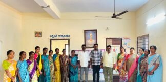 మర్మాముల రుద్రమదేవి వివో సంఘం అధ్యక్షురాలుగా గాజుల అనిత