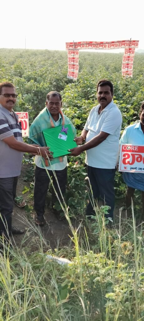 రఘునాథపల్లిలో కోర్ సీడ్ క్షేత్ర పరిశీలన