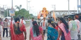 చండూరు శివాజీ నగర్ లో ఘనంగా గణేష్ శోభాయాత్ర – మున్సిపల్ చైర్మన్ డా. కోడి శ్రీనివాసులు, మాజీ సర్పంచ్ కోడి గిరిబాబు ఆధ్వర్యంలో అంగరంగ వైభవంగా వేడుకలు