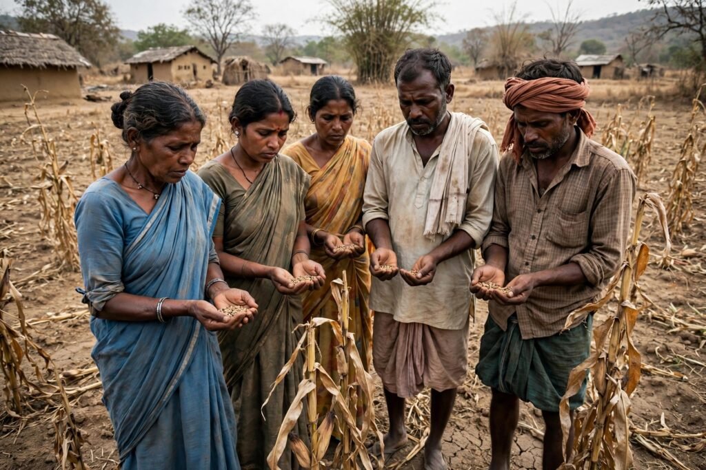 ములుగులో విత్తన కంపెనీ మోసం – గిరిజన రైతుల కన్నీరు.