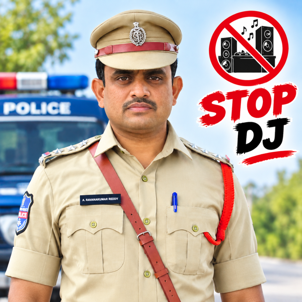 డీజేలు వద్దు… ప్రాణాలు ముద్దు: ధర్మపురి సీఐ రాం నరసింహారెడ్డి