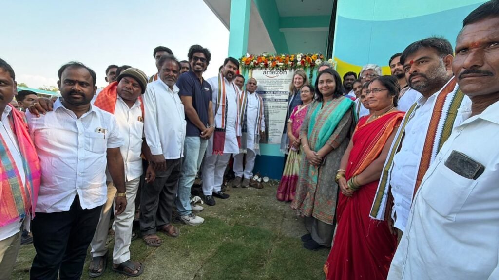 అమెజాన్ సహకారంతో  తాళ్లపల్లి గ్రామంలో అభివృద్ధి కార్యక్రమాలు