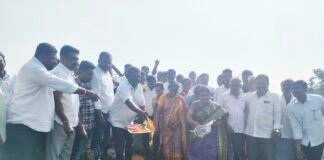 నెల్లుట్ల బంధం కుంటకు గోదావరి నీరు – గంగమ్మకు పూజలు