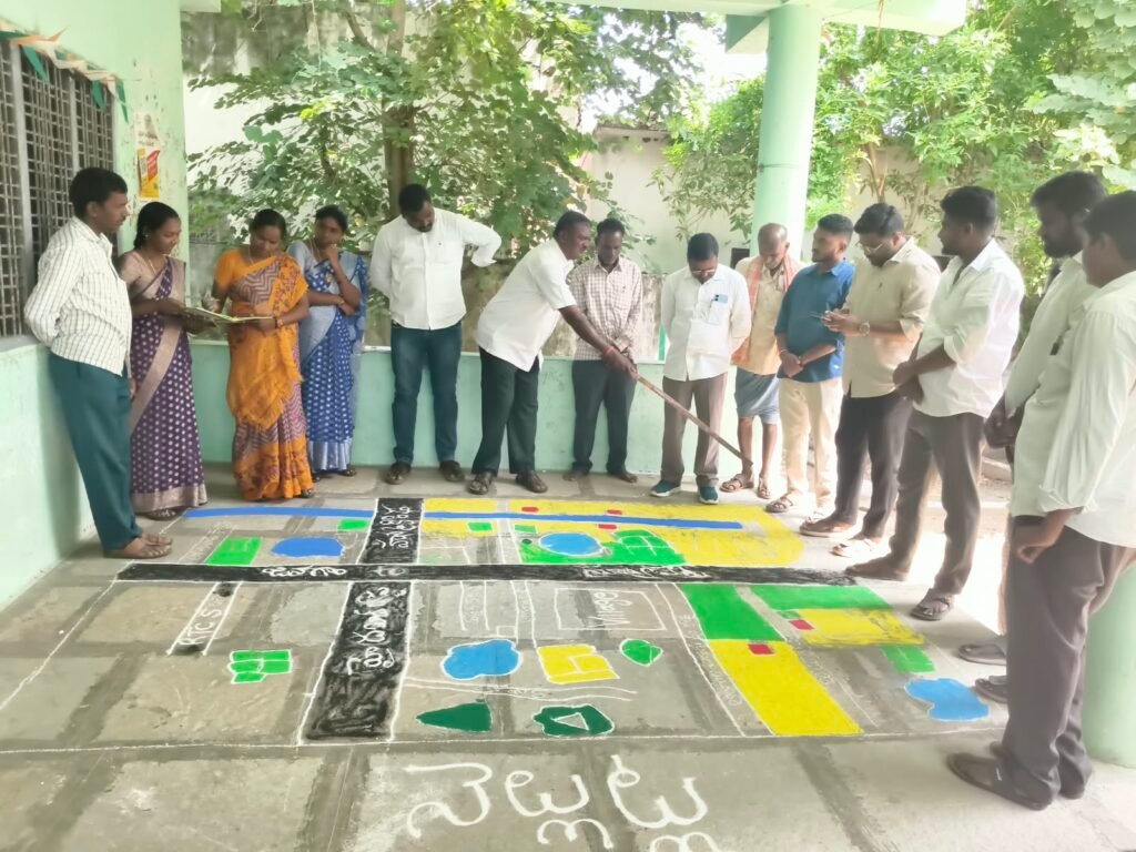 గ్రామాభివృద్ధికి గ్రామ మ్యాప్ దోహదం – సర్పంచ్ రామకృష్ణ
