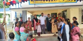 గురువాయిగూడెంలో మెగా శ్రమదానం, పోషణ మాసం కార్యక్రమాలు