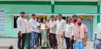 యడవల్లి లో ముఖ్యమంత్రి సహాయనిధి చెక్కుల పంపిణీ
