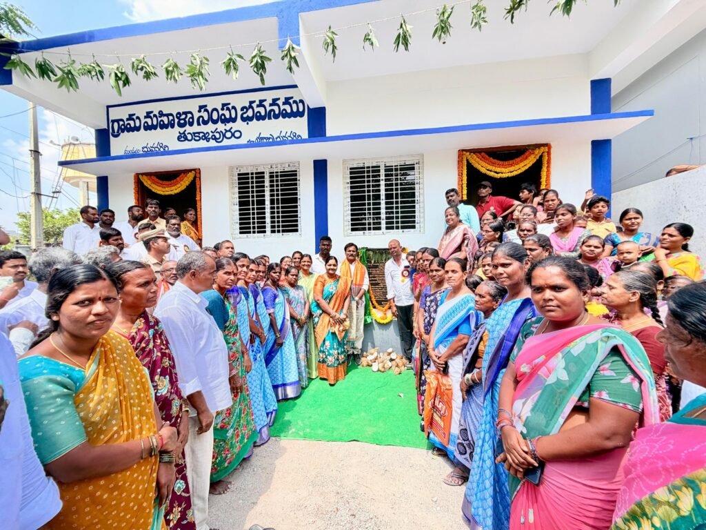 తుక్కపురం గ్రామంలో మహిళా శక్తి భవన ప్రారంభోత్సవం