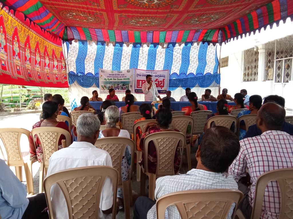 నర్సాయపల్లి గ్రామసభలో వి బి జి రామ్ జి ప్రణాళికలు రూపకల్పన