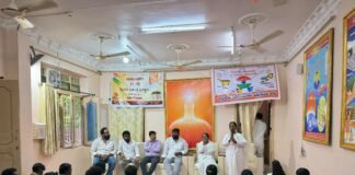 గాంధీ జయంతి పురస్కరించుకొని బ్రహ్మకుమారీస్ (ఓం శాంతి) వారు ఏర్పాటుచేసిన సమావేశం
