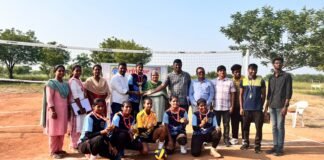 మహాత్మా గాంధీ యూనివర్సిటీ అంతర కళాశాలల వాలీబాల్ పోటీల నిర్వహణ