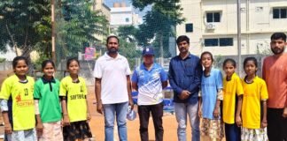 రాష్ట్ర స్థాయి మినీ అండర్ 13 పోటీలకు ధూళిమిట్ట విద్యార్థినులు