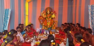 దుర్గాదేవి విగ్రహ ప్రతిష్ఠ నవరాత్రి ఉత్సవాలు ప్రారంభందుర్గామాత మాల ధారణ కార్యక్రమం