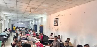 గ్రంథాలయంలో అభ్యర్థుల కొరకు సదుపాయాల కల్పన
