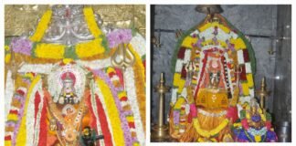 బోయకొండలో పార్వతీదేవి అలంకారంలో గంగమ్మ దర్శనం