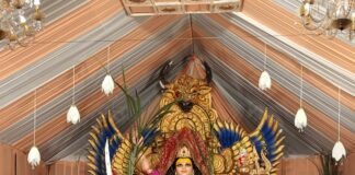 జోగిపేటలో స్నేహ సిరి యూత్ ఆధ్వర్యంలో ఘనంగా దుర్గాదేవి నవరాత్రి ఉత్సవాలు