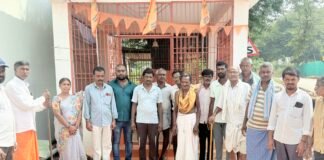 హనుమాన్ సభా మండపానికి భూమి పూజ